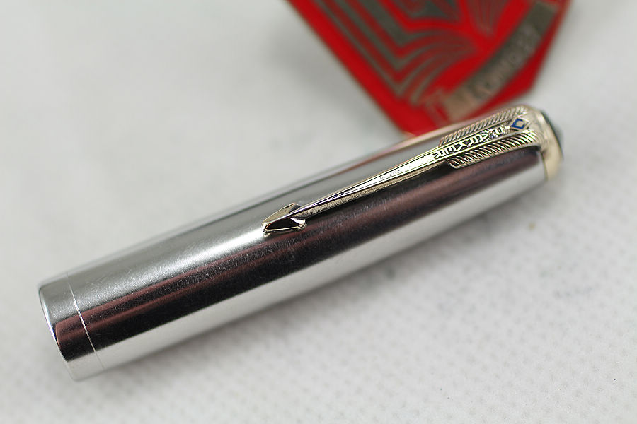 [long37仓库]第6043号派克51 不锈钢套蓝黑色钢笔